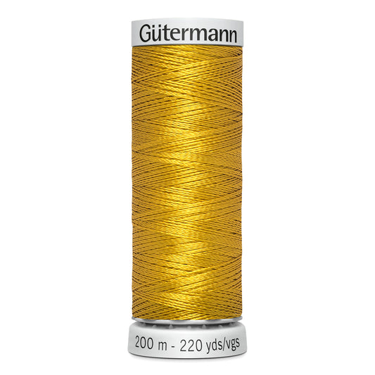 GÜTERMANN - Dekor Rayon Thread 200m - Dark Gold