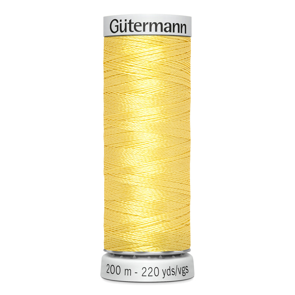 GÜTERMANN - Dekor Rayon Thread 200m - Bright Yellow