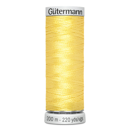 GÜTERMANN - Dekor Rayon Thread 200m - Bright Yellow
