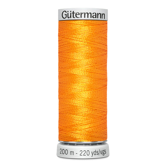 GÜTERMANN - Dekor Rayon Thread 200m - Orange Gold