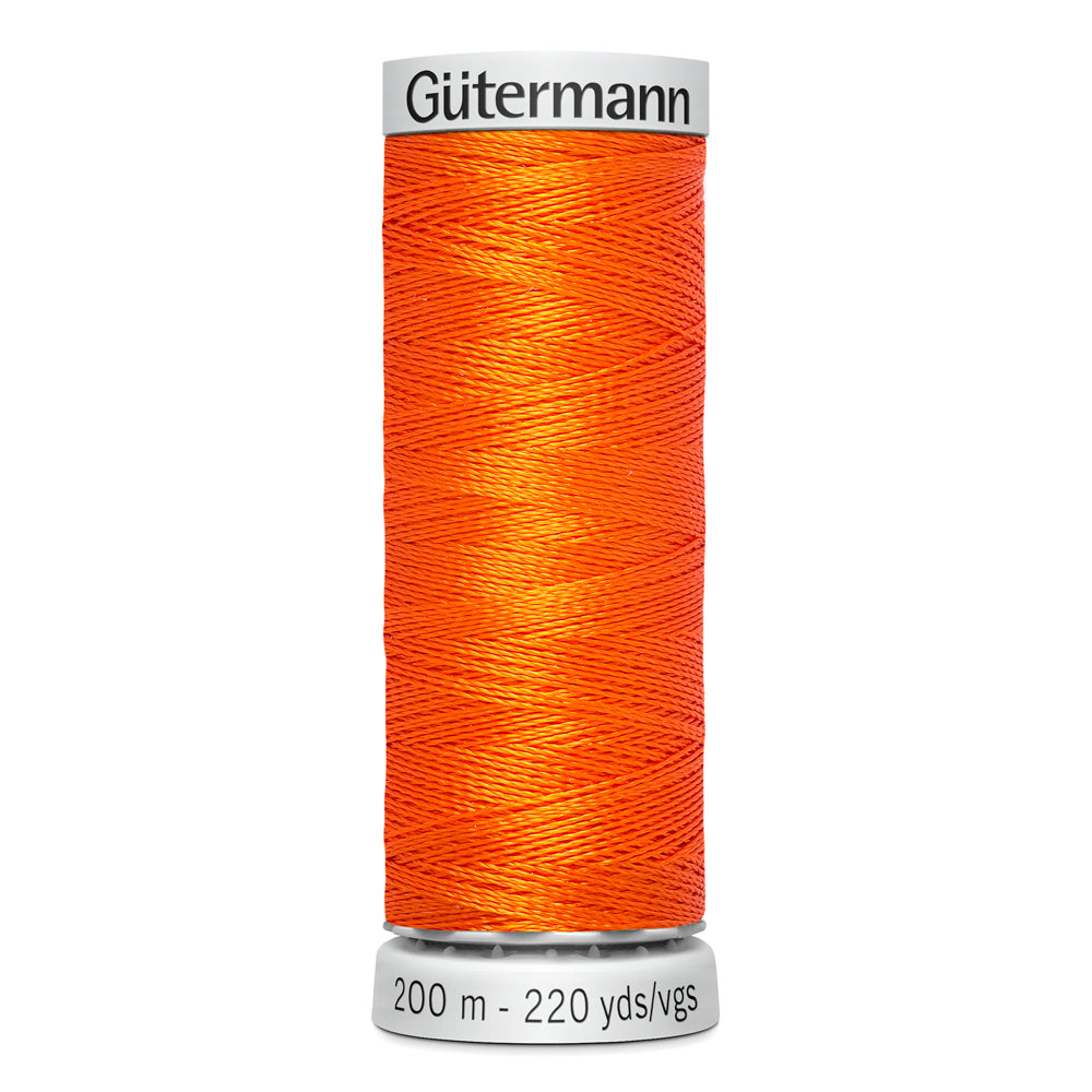 GÜTERMANN - Dekor Rayon Thread 200m - Bright Orange