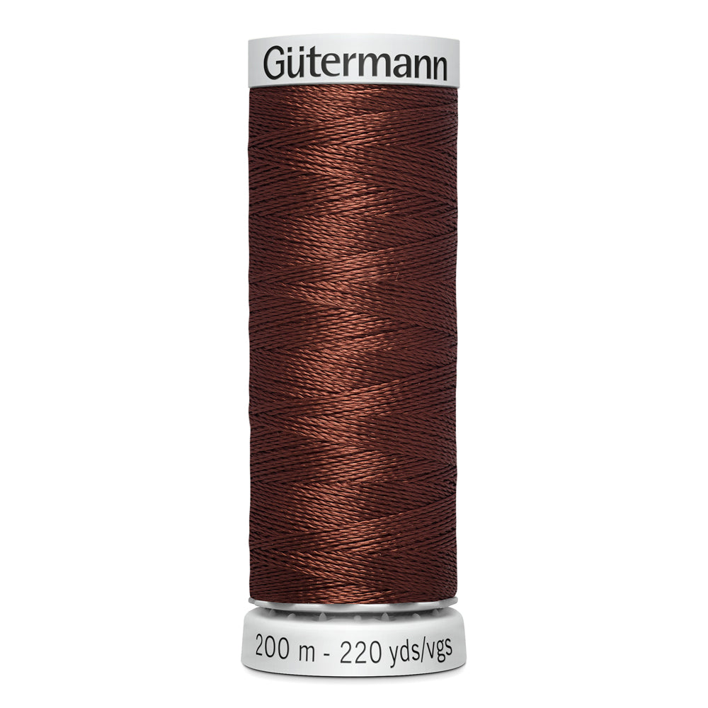 GÜTERMANN - Dekor Rayon Thread 200m - Rich Coffee