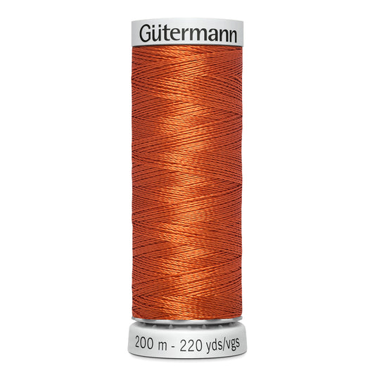 GÜTERMANN - Dekor Rayon Thread 200m - Dark Terra Cotta
