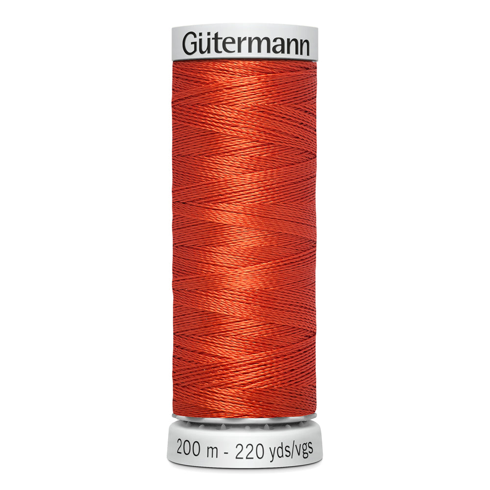 GÜTERMANN - Dekor Rayon Thread 200m - Flaming Orange