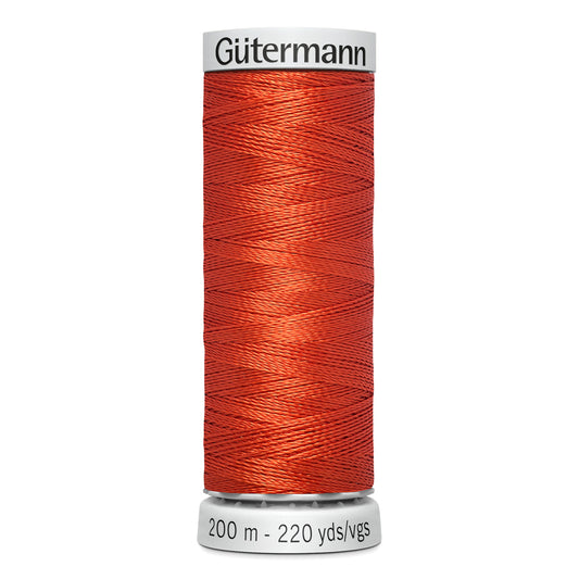 GÜTERMANN - Dekor Rayon Thread 200m - Flaming Orange