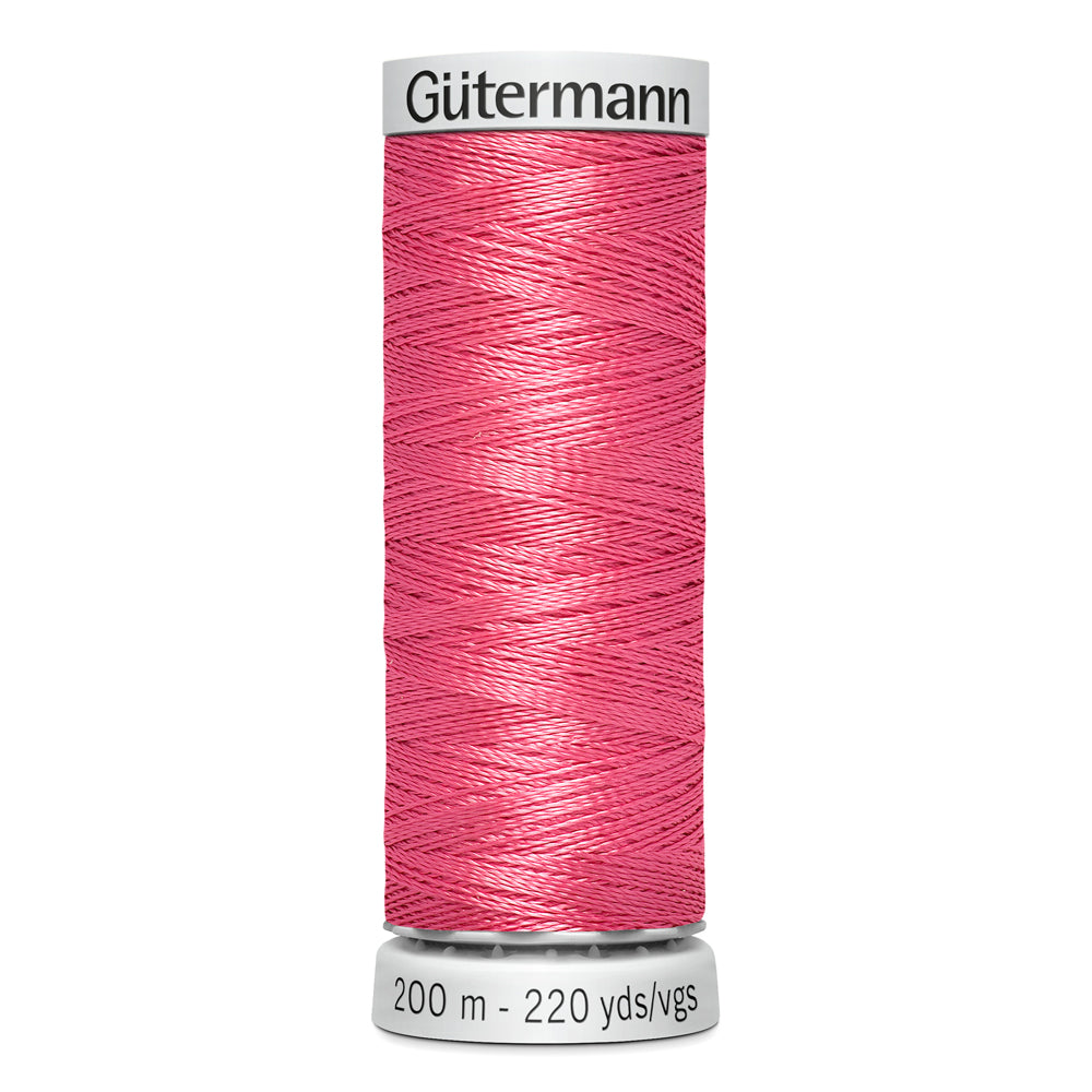 GÜTERMANN - Dekor Rayon Thread 200m - Peony Pink