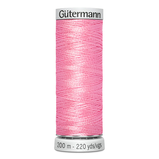 GÜTERMANN - Dekor Rayon Thread 200m - Pink