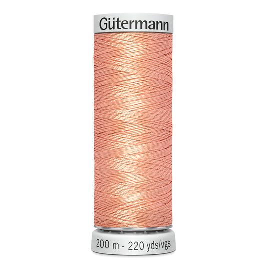 GÜTERMANN - Dekor Rayon Thread 200m - Peachy Peach