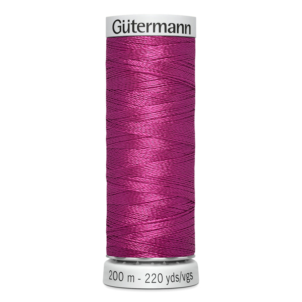 GÜTERMANN - Dekor Rayon Thread 200m - Brilliant Pink