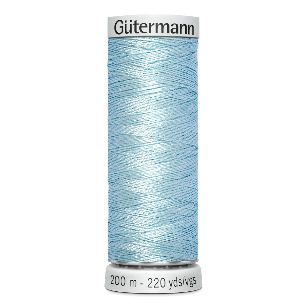 GÜTERMANN - Dekor Rayon Thread 200m - Light Blue