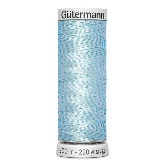 GÜTERMANN - Dekor Rayon Thread 200m - Light Blue