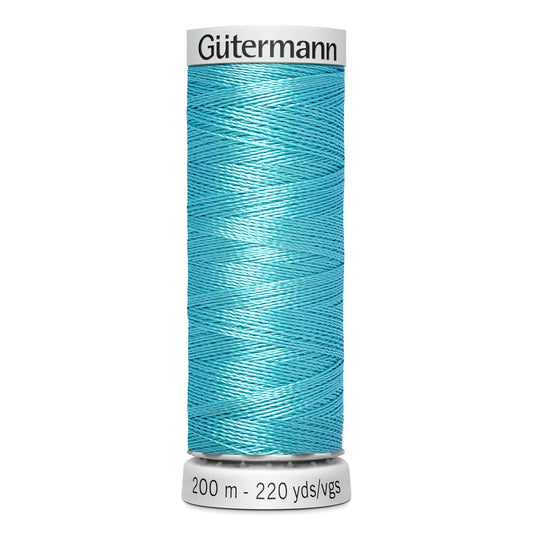 GÜTERMANN - Dekor Rayon Thread 200m - Aqua Blue
