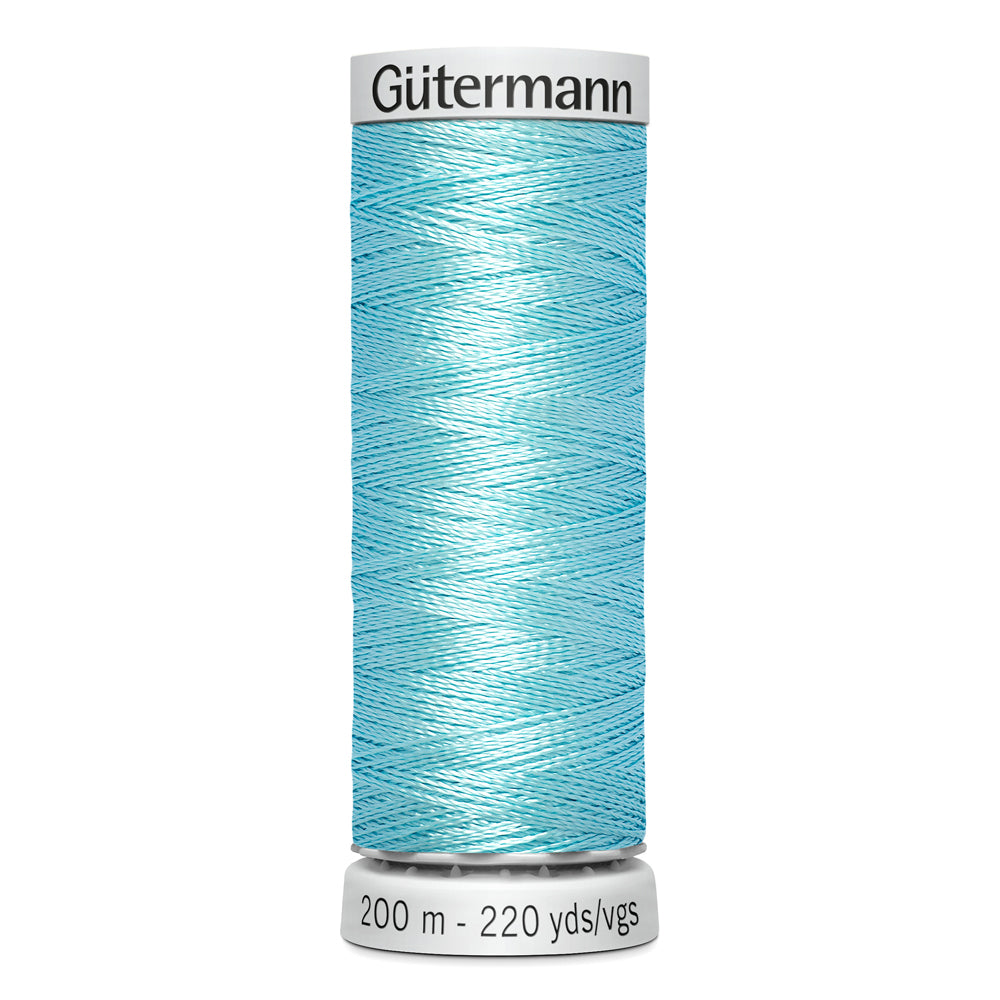 GÜTERMANN - Dekor Rayon Thread 200m - Light Aqua