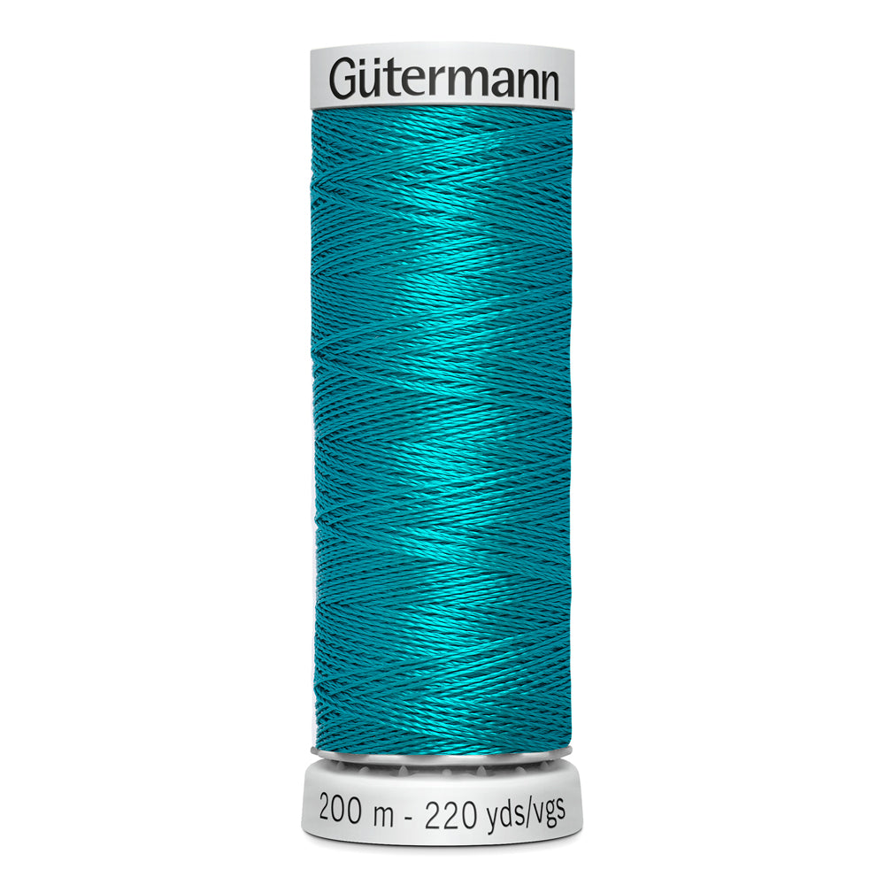 GÜTERMANN - Dekor Rayon Thread 200m - Medium Turquoise