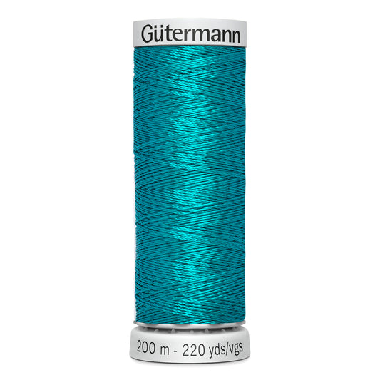 GÜTERMANN - Dekor Rayon Thread 200m - Medium Turquoise