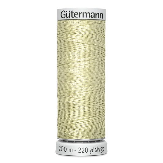 GÜTERMANN - Dekor Rayon Thread 200m - Pastel Yellow Green 