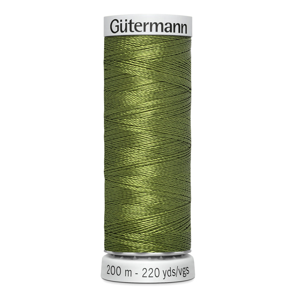 GÜTERMANN - Dekor Rayon Thread 200m - Dark Avocado