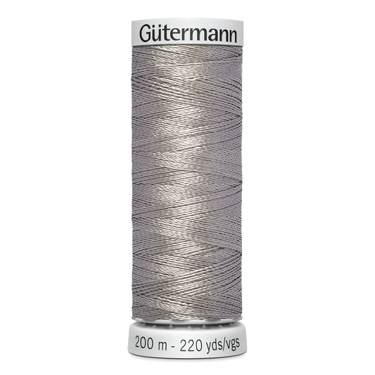 GÜTERMANN - Dekor Rayon Thread 200m - Steel Grey