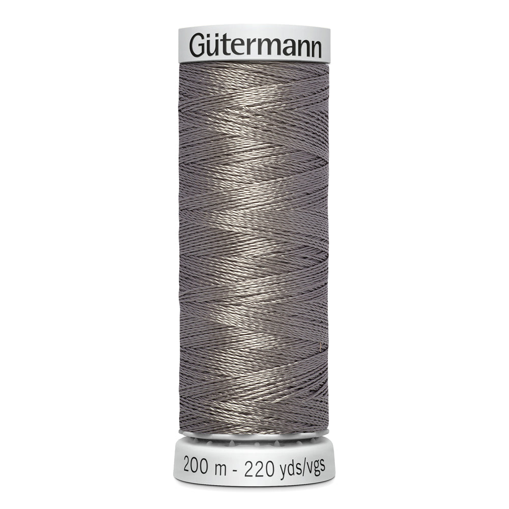 GÜTERMANN - Dekor Rayon Thread 200m - Very Dark Pewter