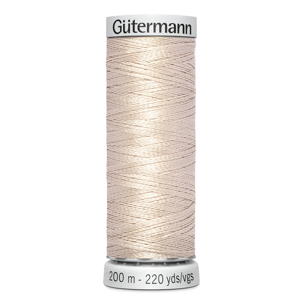 GÜTERMANN - Dekor Rayon Thread 200m - Silver