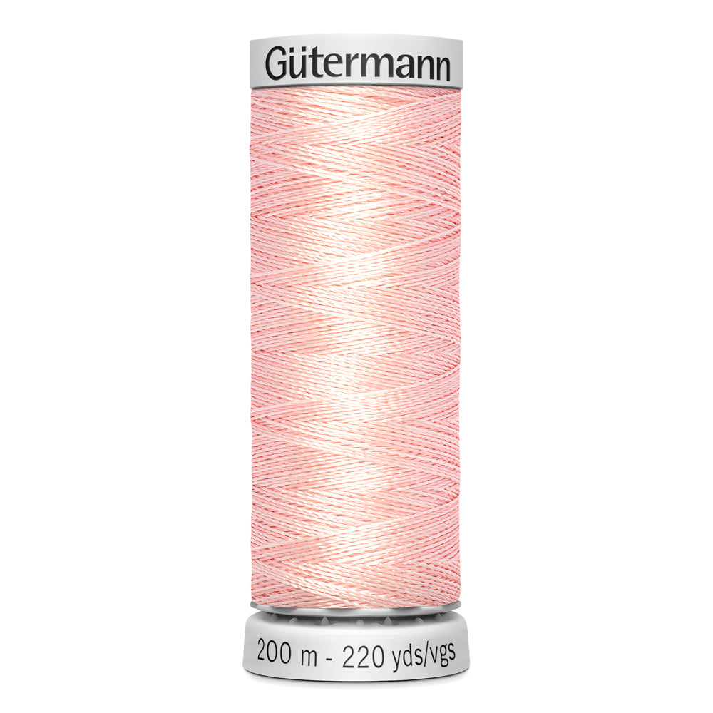 GÜTERMANN - Dekor Rayon Thread 200m - Variegated Pink