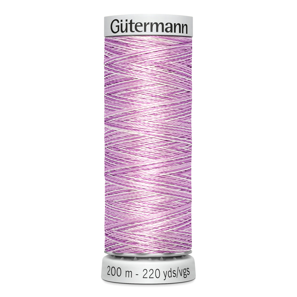 GÜTERMANN - Dekor Rayon Thread 200m - Variegated Lavender
