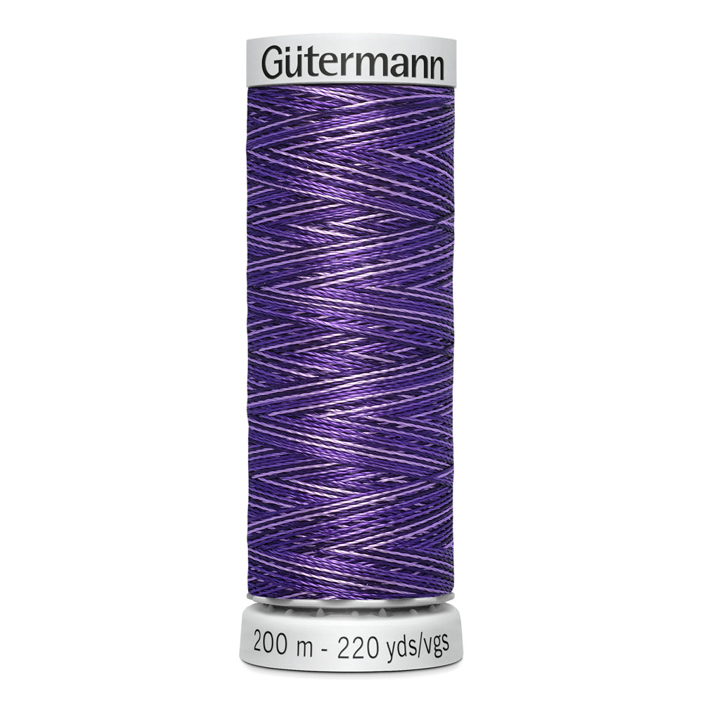 GÜTERMANN - Dekor Rayon Thread 200m - Variegated Purple