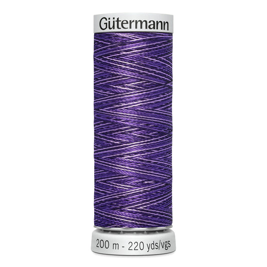 GÜTERMANN - Dekor Rayon Thread 200m - Variegated Purple