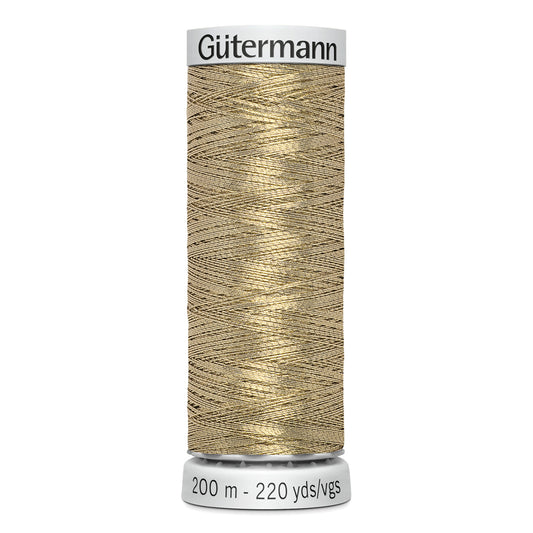 GÜTERMANN - Dekor Metallic Thread 200m - Gold