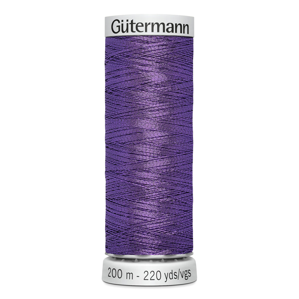 GÜTERMANN - Dekor Metallic Thread 200m - Purple