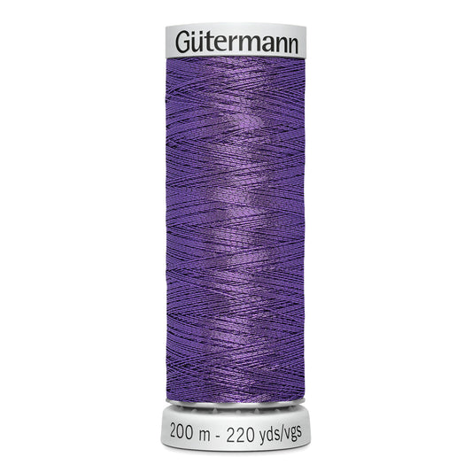 GÜTERMANN - Dekor Metallic Thread 200m - Purple