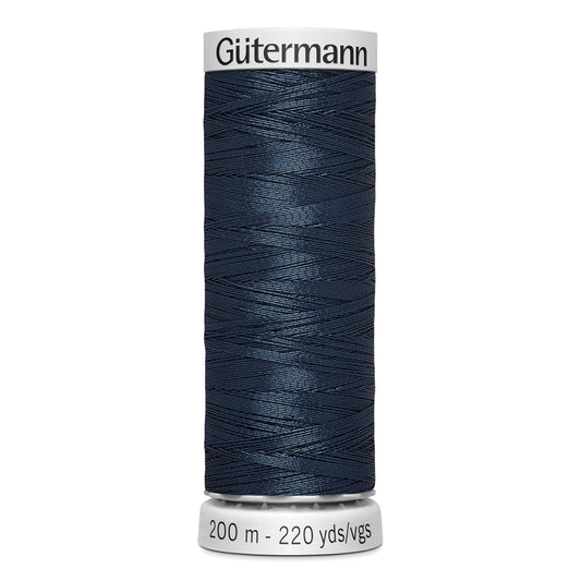 GÜTERMANN - Dekor Metallic Thread 200m - Dark Blue