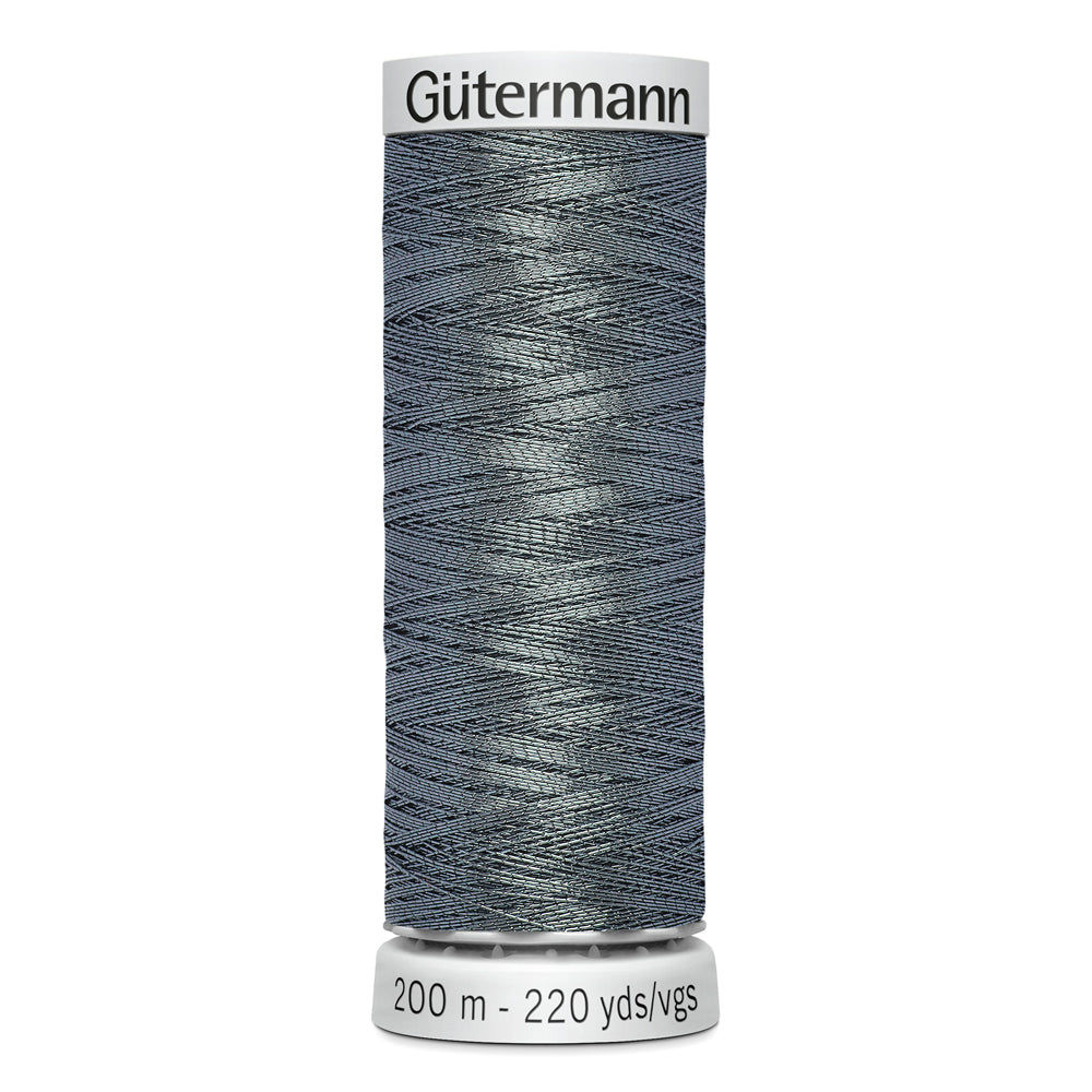 GÜTERMANN - Dekor Metallic Thread 200m - Pewter