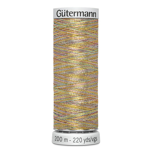 GÜTERMANN - Dekor Metallic Thread 200m - Variegated Summer Day