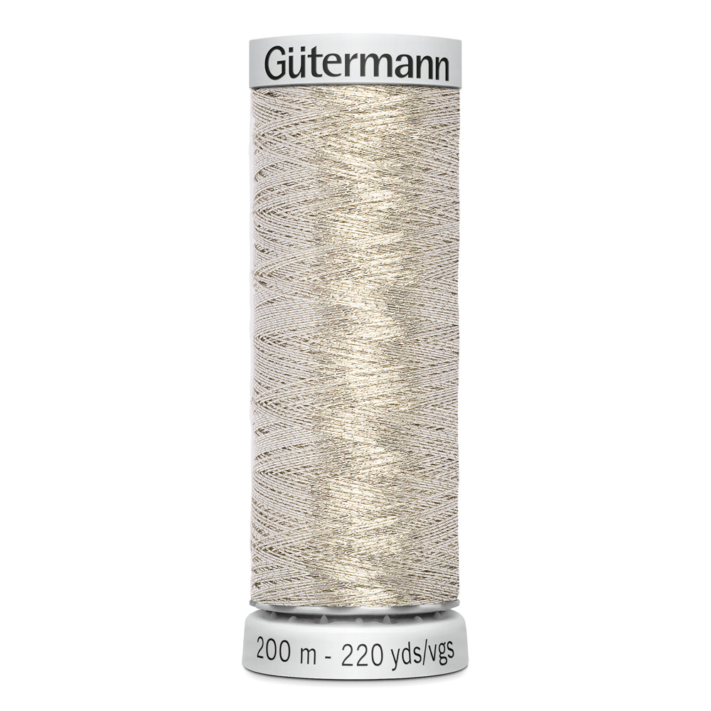 GÜTERMANN - Dekor Metallic Thread 200m - Silver