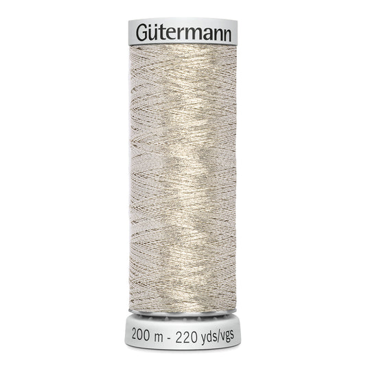 GÜTERMANN - Dekor Metallic Thread 200m - Silver