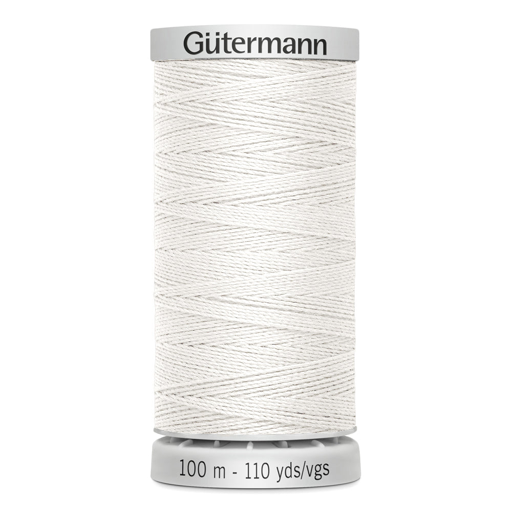 GÜTERMANN - Denim Thread 100m - White