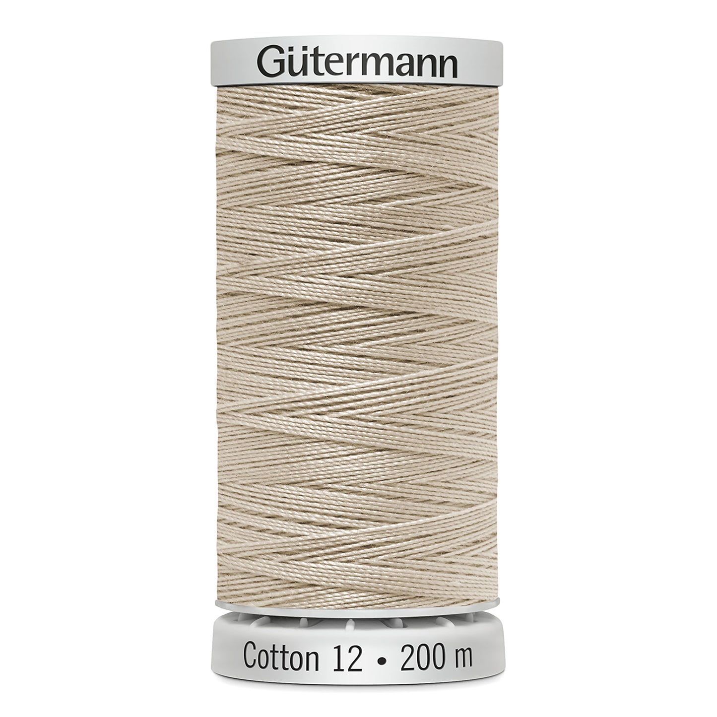 GÜTERMANN - Cotton 12wt Thread 200m - Light Sand
