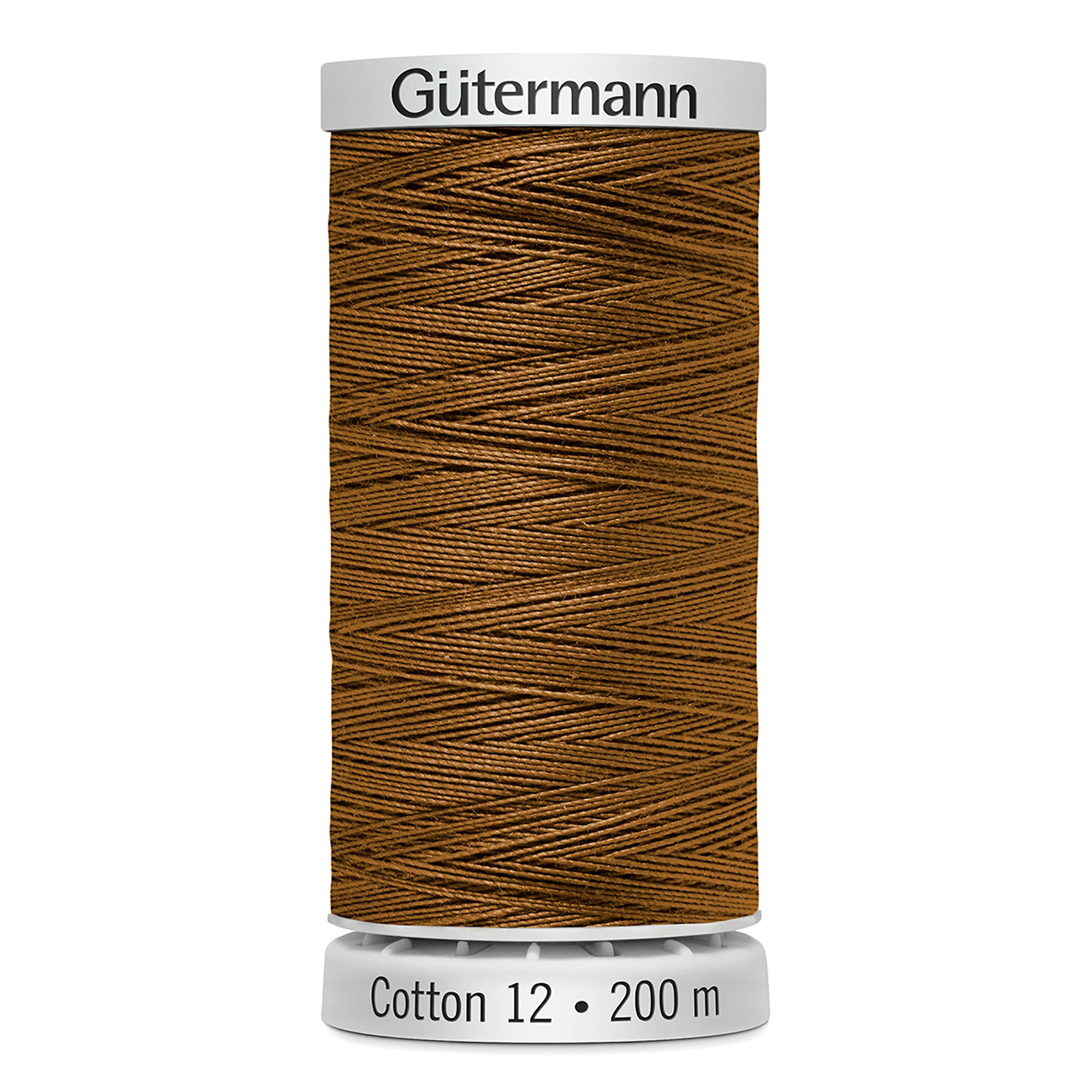 GÜTERMANN - Cotton 12wt Thread 200m - Light Rust