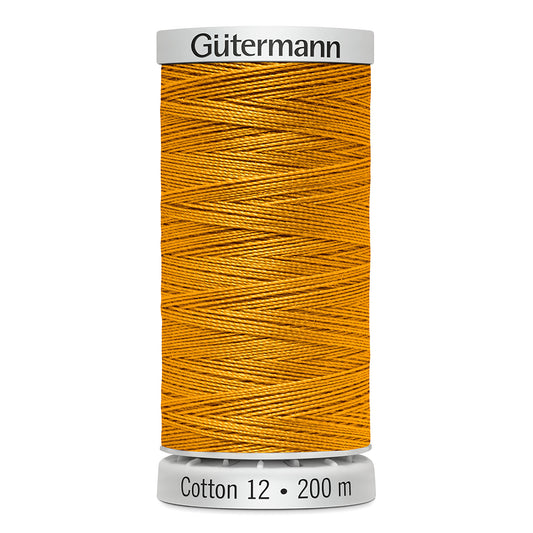GÜTERMANN - Cotton 12wt Thread 200m - Light Topaz