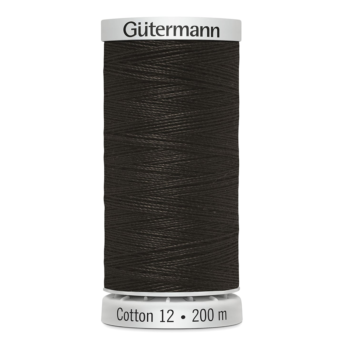 GÜTERMANN - Cotton 12wt Thread 200m - Chocolate