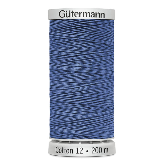GÜTERMANN - Cotton 12wt Thread 200m - Cindy Purple