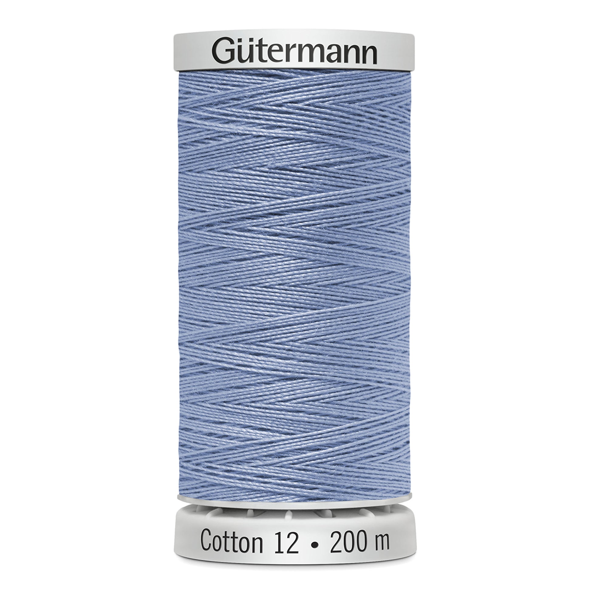 GÜTERMANN - Cotton 12wt Thread 200m - Chow Blue