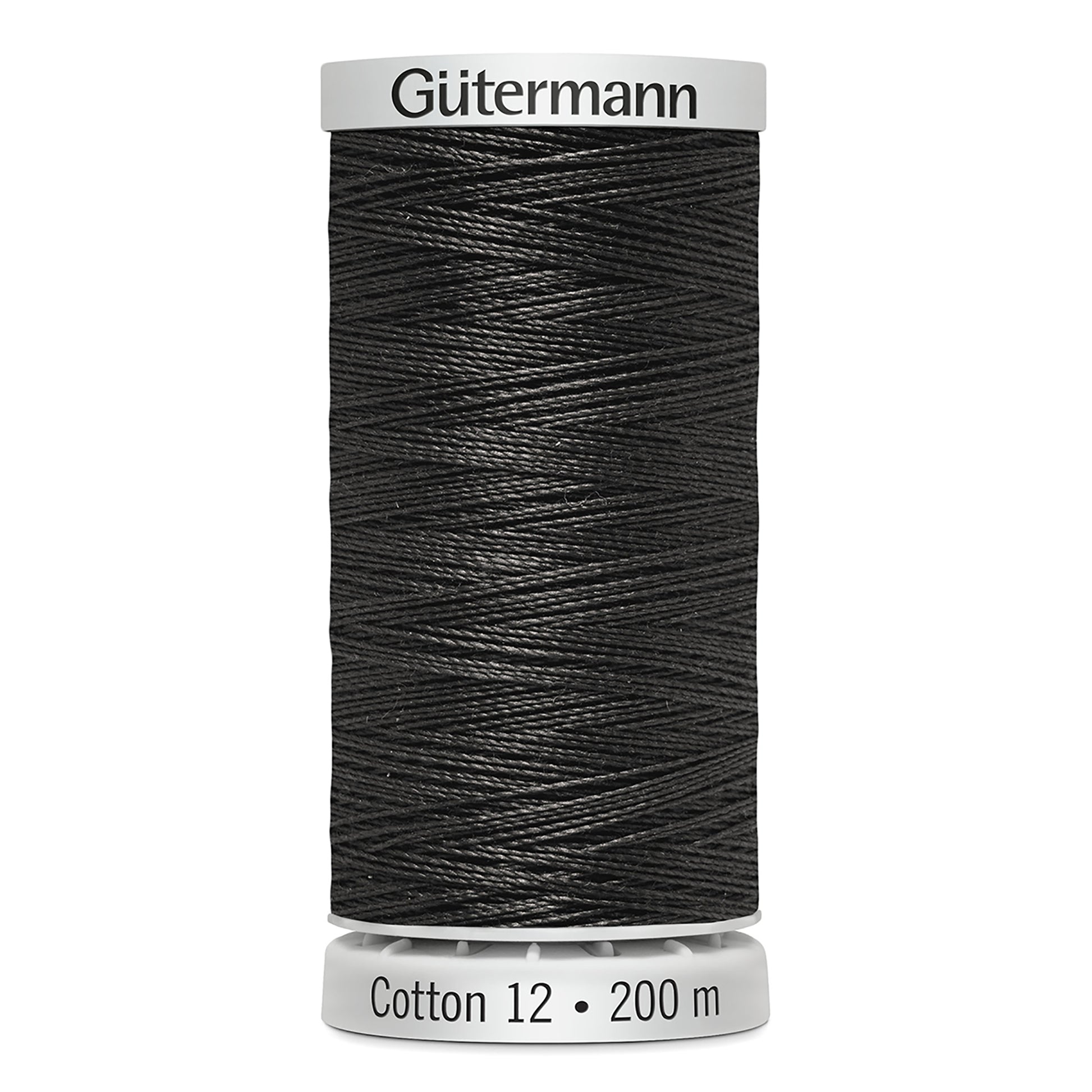 GÜTERMANN - Cotton 12wt Thread 200m - Chic Grey