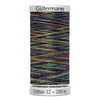 GÜTERMANN - Cotton 12wt Thread 200m - Rainbow Flowers