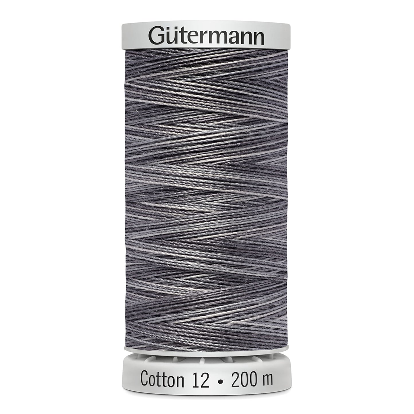GÜTERMANN - Cotton 12wt Thread 200m - Thunder Clouds