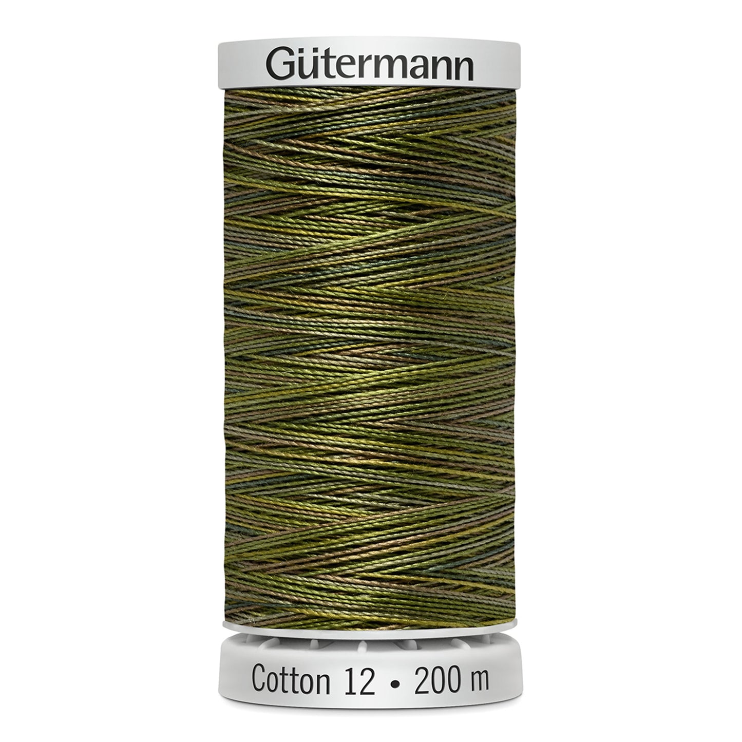 GÜTERMANN - Cotton 12wt Thread 200m - Camouflage