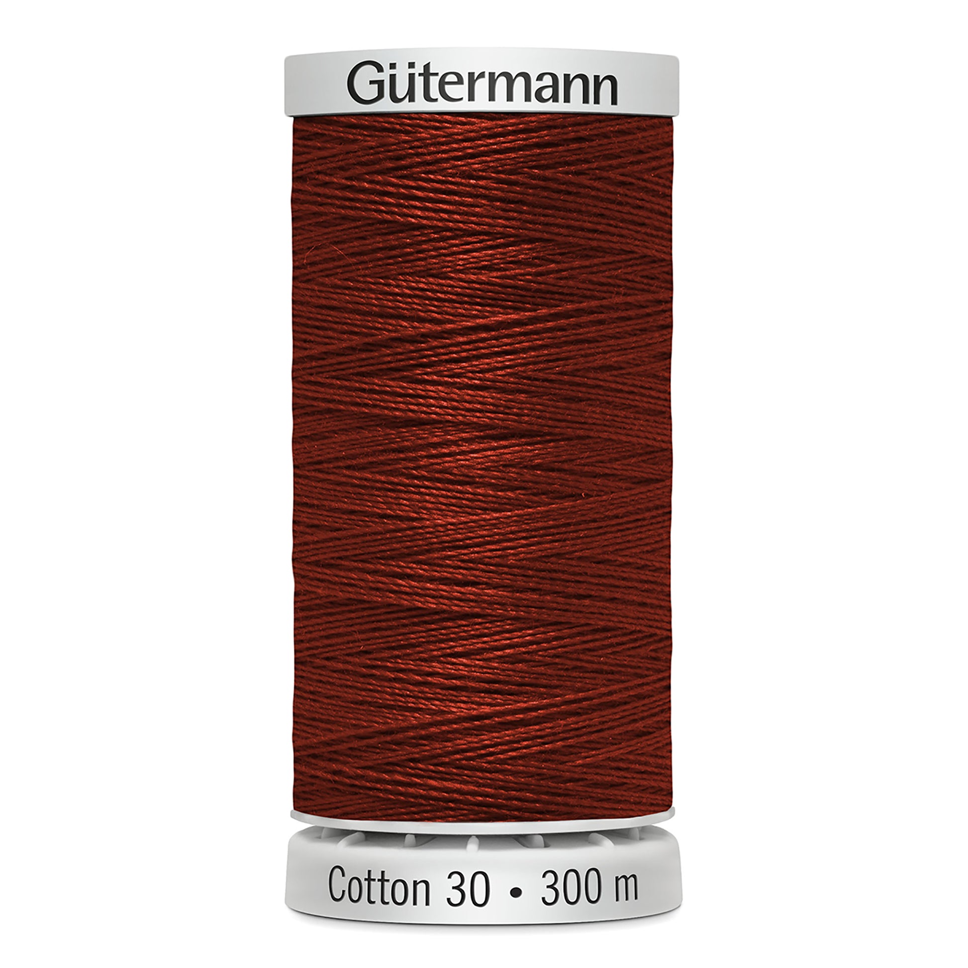 GÜTERMANN - Cotton 30wt Thread 300m - Deep Rust