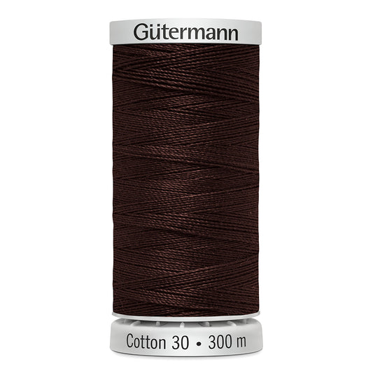 GÜTERMANN - Cotton 30wt Thread 300m - Coffee