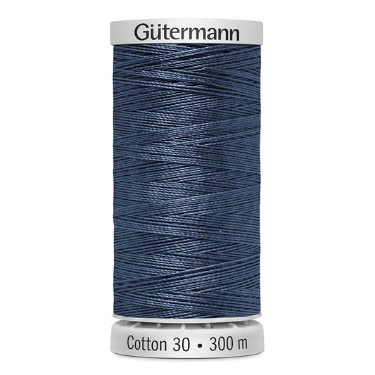 GÜTERMANN - Cotton 30wt Thread 300m - Dark Blue Sky